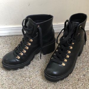 Steve Madden Black Ankle Boots
